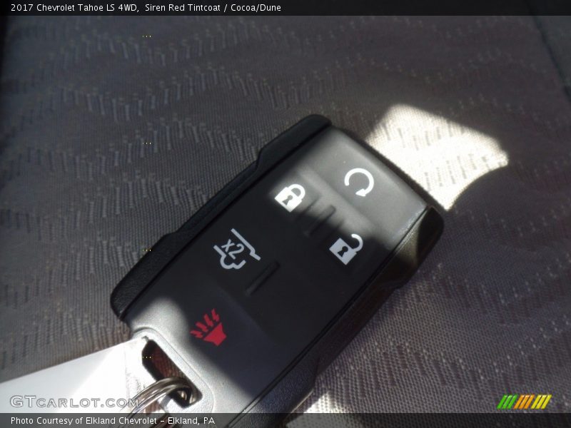 Siren Red Tintcoat / Cocoa/Dune 2017 Chevrolet Tahoe LS 4WD