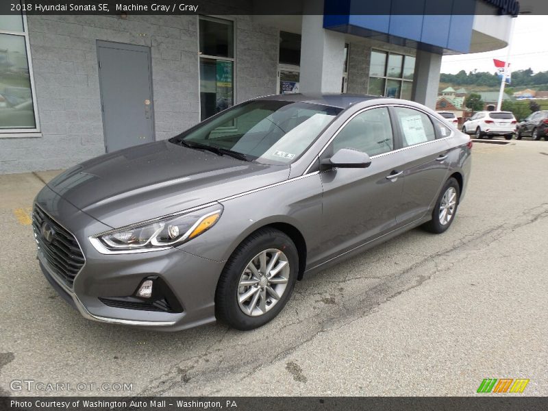 Machine Gray / Gray 2018 Hyundai Sonata SE