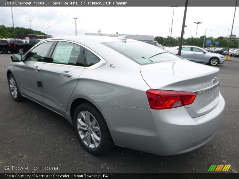 Silver Ice Metallic / Jet Black/Dark Titanium 2018 Chevrolet Impala LT