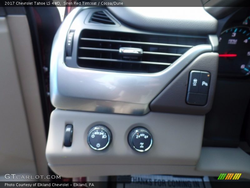 Siren Red Tintcoat / Cocoa/Dune 2017 Chevrolet Tahoe LS 4WD