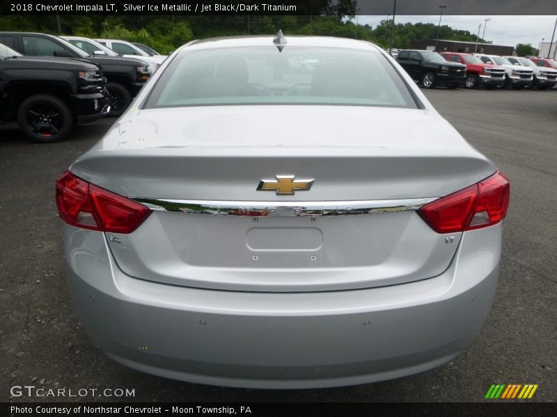 Silver Ice Metallic / Jet Black/Dark Titanium 2018 Chevrolet Impala LT