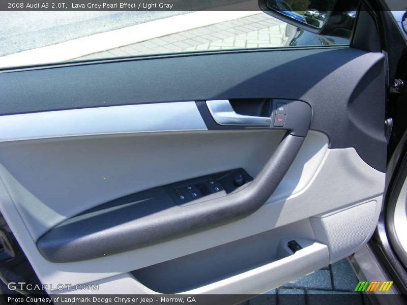 Lava Grey Pearl Effect / Light Gray 2008 Audi A3 2.0T
