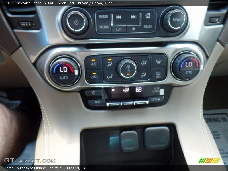 Siren Red Tintcoat / Cocoa/Dune 2017 Chevrolet Tahoe LS 4WD