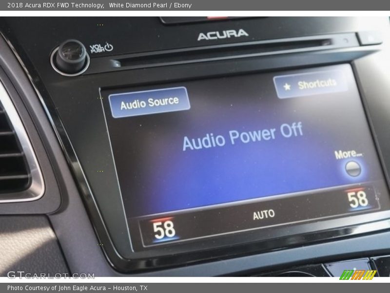 White Diamond Pearl / Ebony 2018 Acura RDX FWD Technology