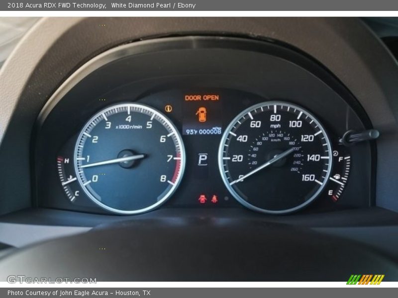 White Diamond Pearl / Ebony 2018 Acura RDX FWD Technology