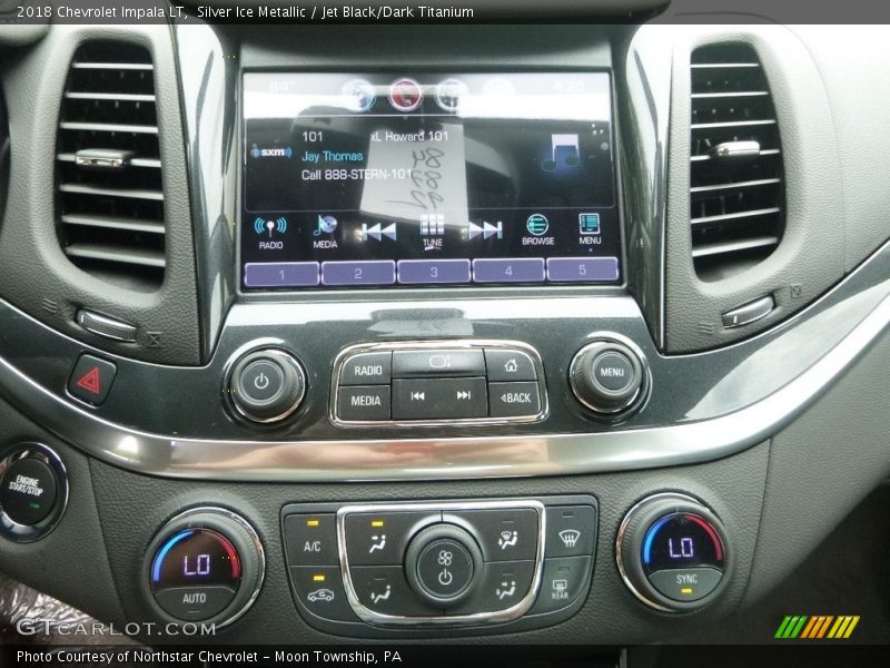 Controls of 2018 Impala LT
