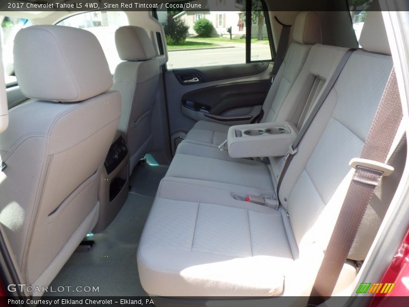 Siren Red Tintcoat / Cocoa/Dune 2017 Chevrolet Tahoe LS 4WD