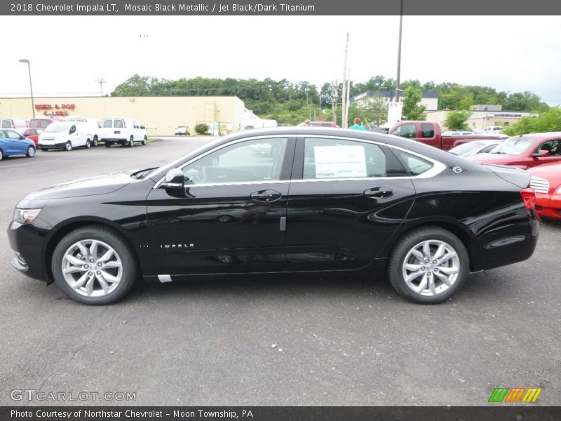 Mosaic Black Metallic / Jet Black/Dark Titanium 2018 Chevrolet Impala LT