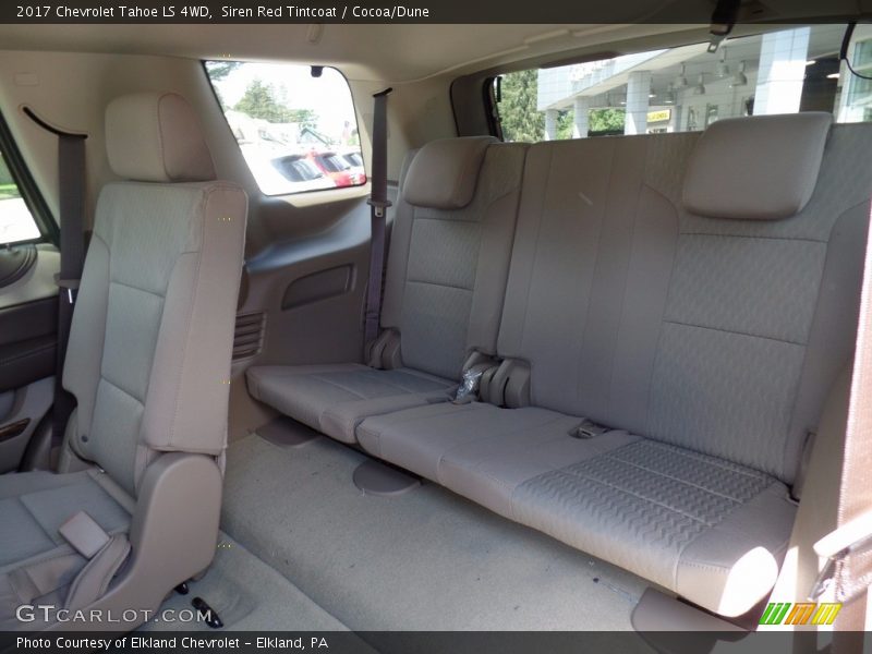 Siren Red Tintcoat / Cocoa/Dune 2017 Chevrolet Tahoe LS 4WD