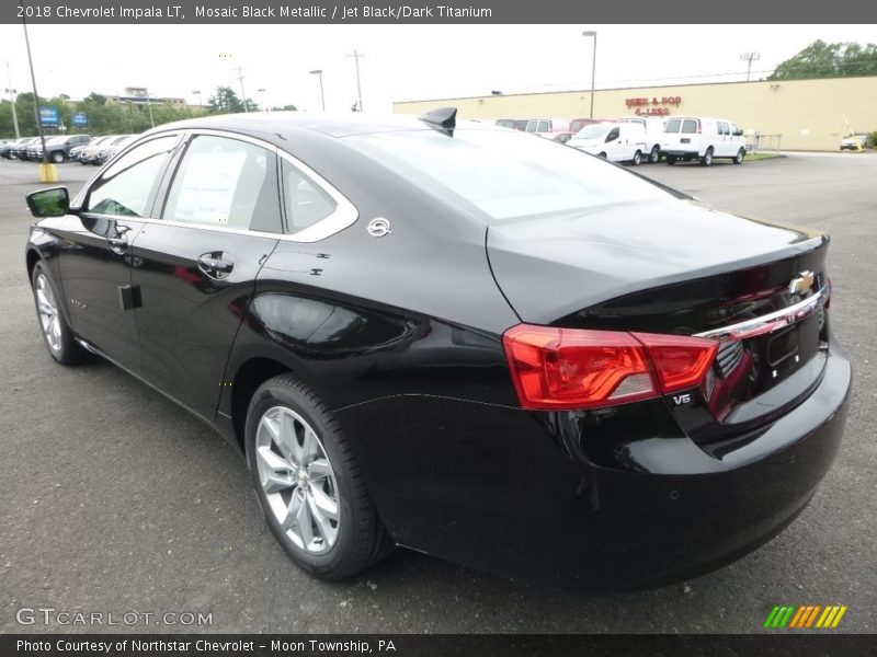 Mosaic Black Metallic / Jet Black/Dark Titanium 2018 Chevrolet Impala LT