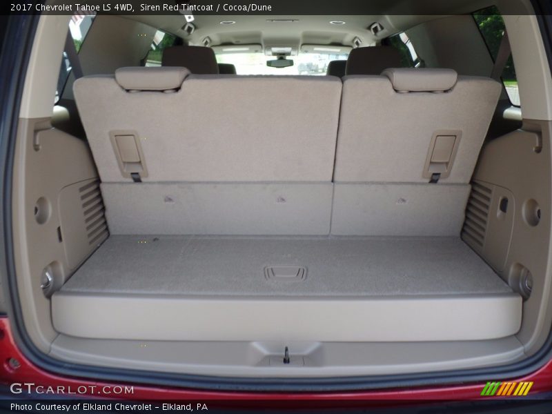 Siren Red Tintcoat / Cocoa/Dune 2017 Chevrolet Tahoe LS 4WD