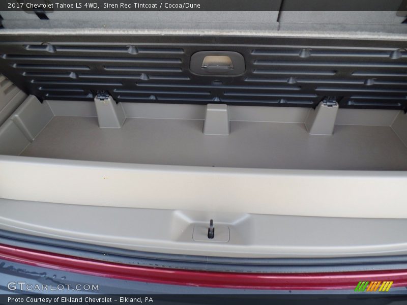 Siren Red Tintcoat / Cocoa/Dune 2017 Chevrolet Tahoe LS 4WD