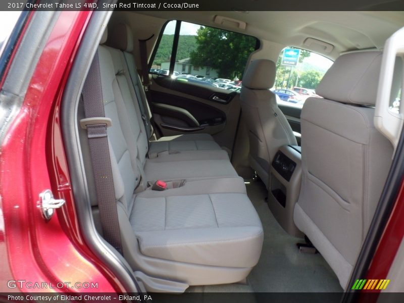 Siren Red Tintcoat / Cocoa/Dune 2017 Chevrolet Tahoe LS 4WD