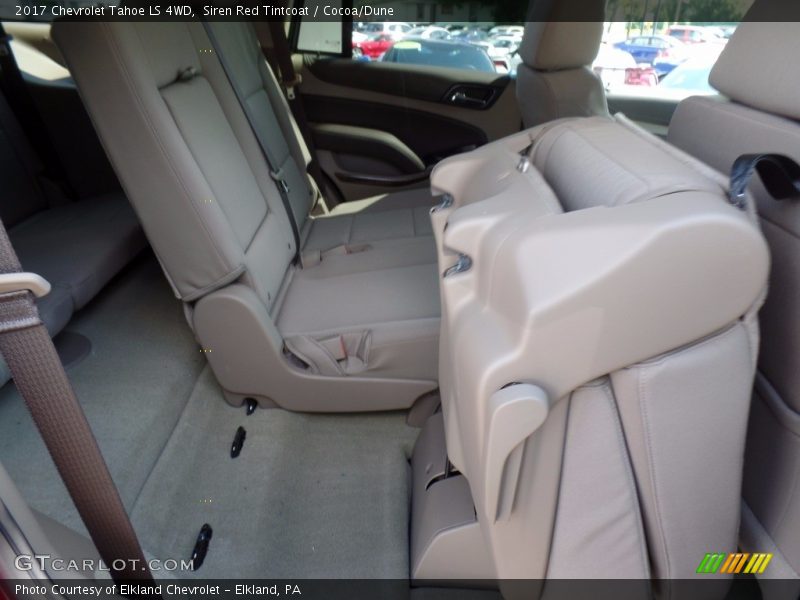 Siren Red Tintcoat / Cocoa/Dune 2017 Chevrolet Tahoe LS 4WD