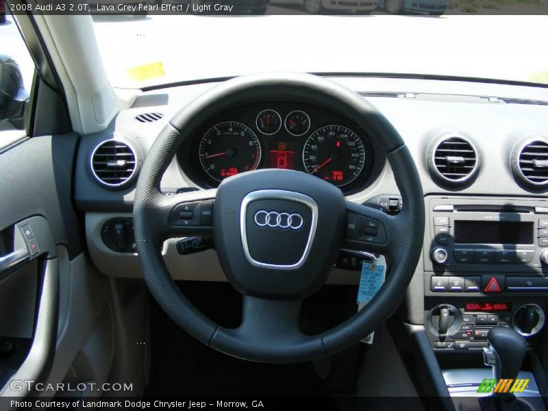 Lava Grey Pearl Effect / Light Gray 2008 Audi A3 2.0T