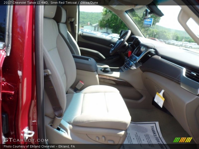Siren Red Tintcoat / Cocoa/Dune 2017 Chevrolet Tahoe LS 4WD