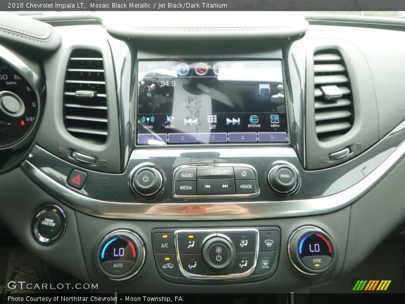 Mosaic Black Metallic / Jet Black/Dark Titanium 2018 Chevrolet Impala LT