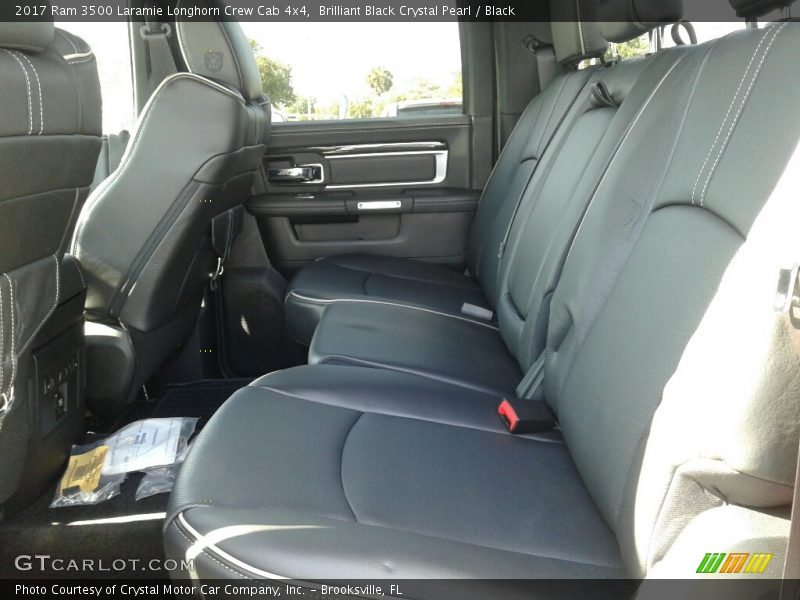 Brilliant Black Crystal Pearl / Black 2017 Ram 3500 Laramie Longhorn Crew Cab 4x4