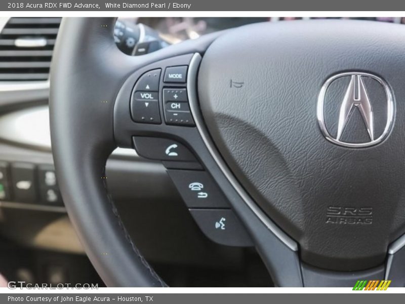 White Diamond Pearl / Ebony 2018 Acura RDX FWD Advance