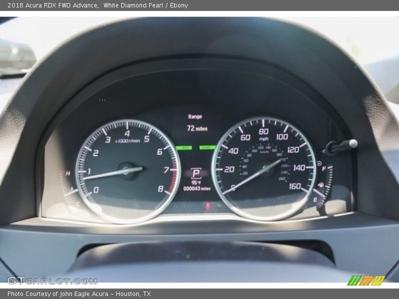 White Diamond Pearl / Ebony 2018 Acura RDX FWD Advance