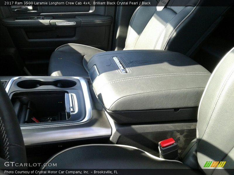 Brilliant Black Crystal Pearl / Black 2017 Ram 3500 Laramie Longhorn Crew Cab 4x4