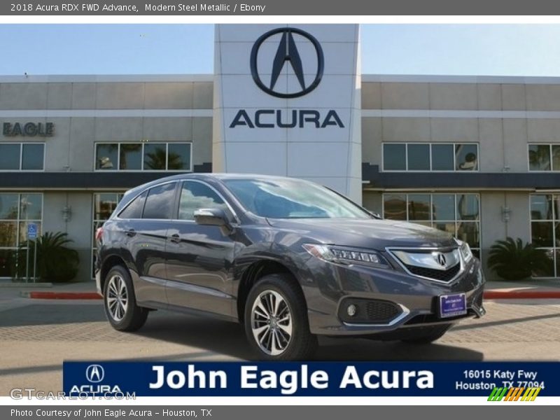 Modern Steel Metallic / Ebony 2018 Acura RDX FWD Advance