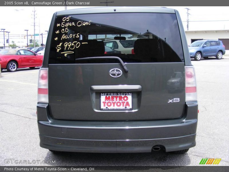 Camouflage Green / Dark Charcoal 2005 Scion xB