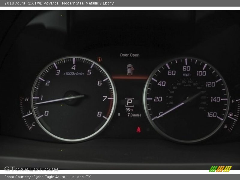 Modern Steel Metallic / Ebony 2018 Acura RDX FWD Advance