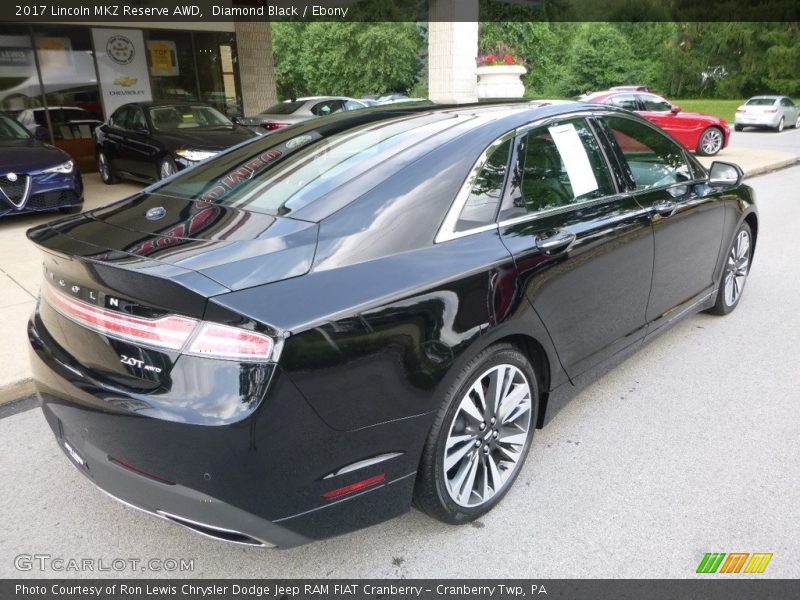 Diamond Black / Ebony 2017 Lincoln MKZ Reserve AWD