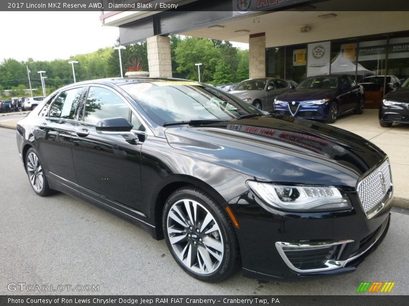 Front 3/4 View of 2017 MKZ Reserve AWD