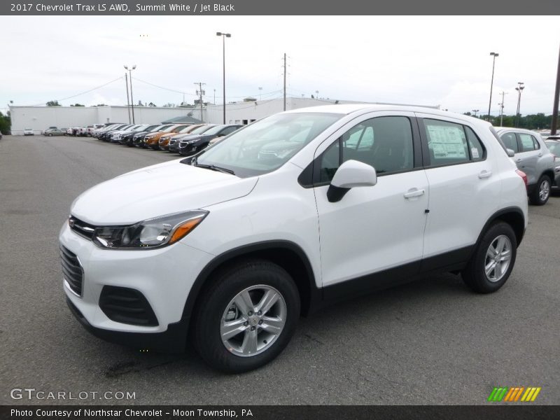 Summit White / Jet Black 2017 Chevrolet Trax LS AWD