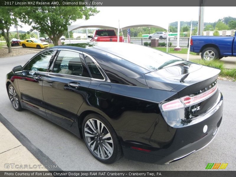 Diamond Black / Ebony 2017 Lincoln MKZ Reserve AWD