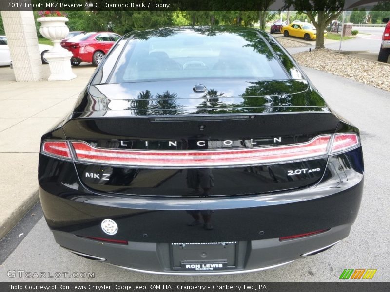 Diamond Black / Ebony 2017 Lincoln MKZ Reserve AWD
