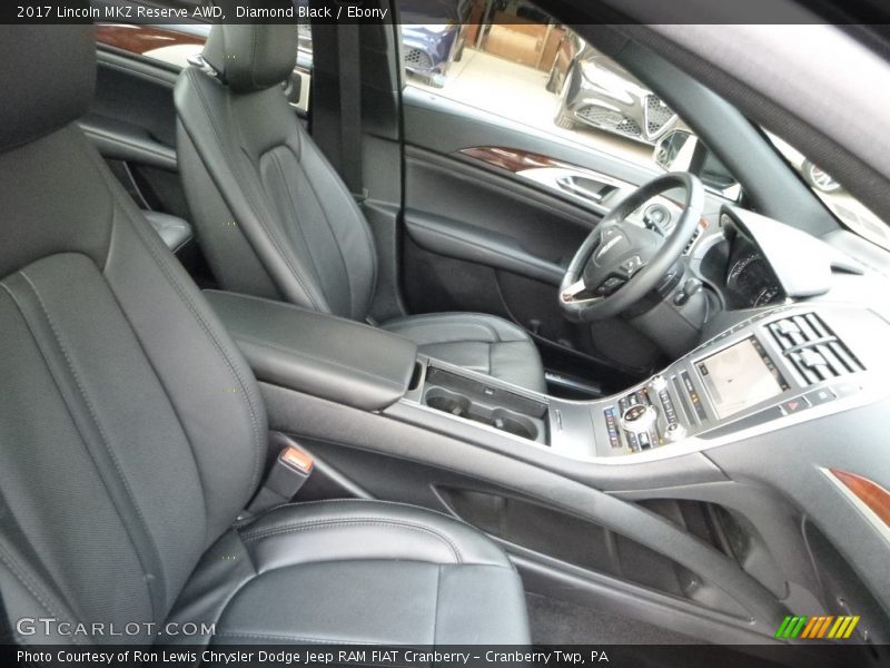 Front Seat of 2017 MKZ Reserve AWD
