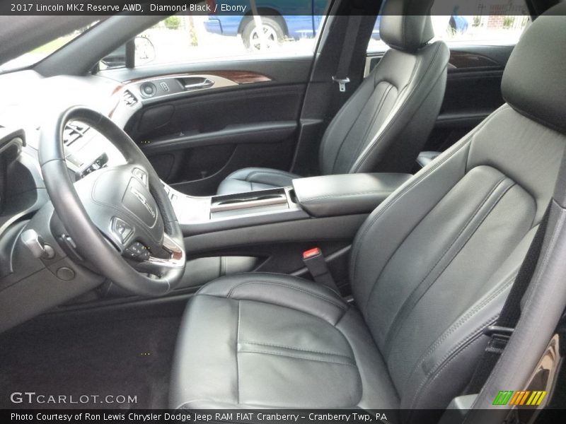  2017 MKZ Reserve AWD Ebony Interior
