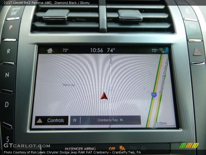 Navigation of 2017 MKZ Reserve AWD