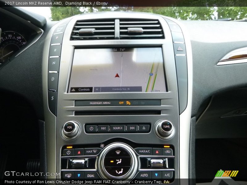 Controls of 2017 MKZ Reserve AWD