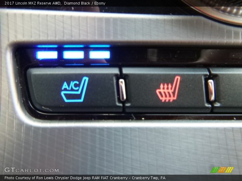 Controls of 2017 MKZ Reserve AWD
