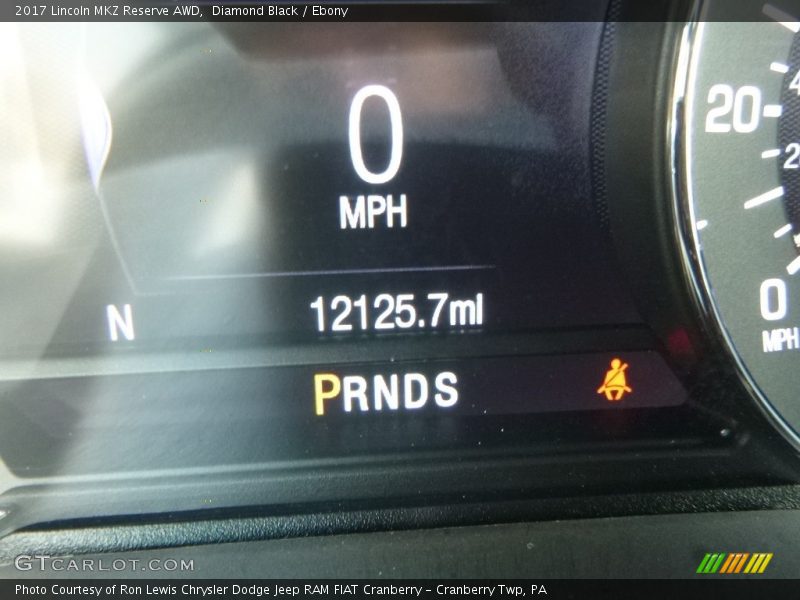 Diamond Black / Ebony 2017 Lincoln MKZ Reserve AWD