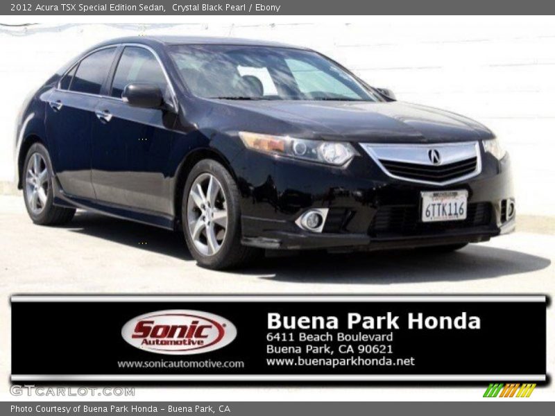 Crystal Black Pearl / Ebony 2012 Acura TSX Special Edition Sedan