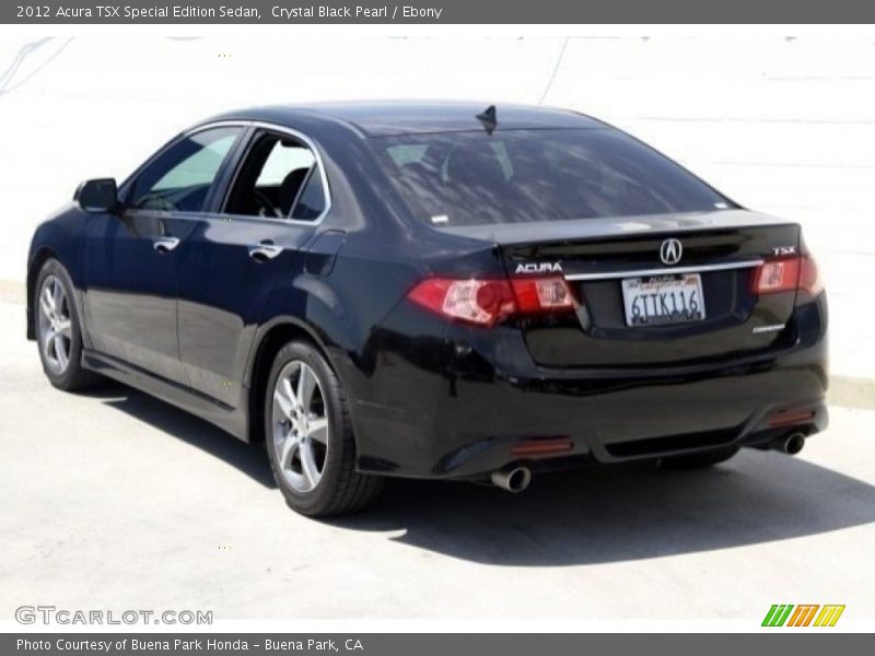 Crystal Black Pearl / Ebony 2012 Acura TSX Special Edition Sedan