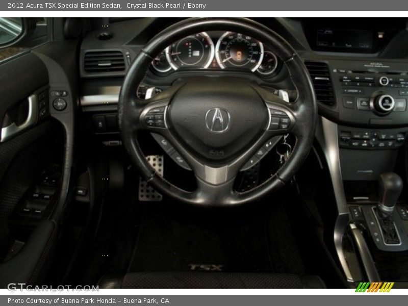 Crystal Black Pearl / Ebony 2012 Acura TSX Special Edition Sedan