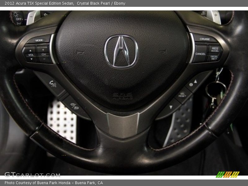 Crystal Black Pearl / Ebony 2012 Acura TSX Special Edition Sedan