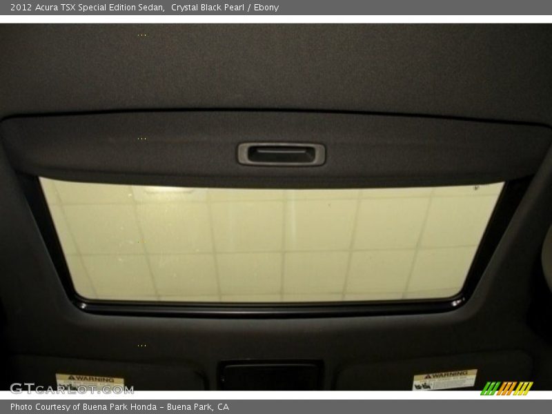 Crystal Black Pearl / Ebony 2012 Acura TSX Special Edition Sedan