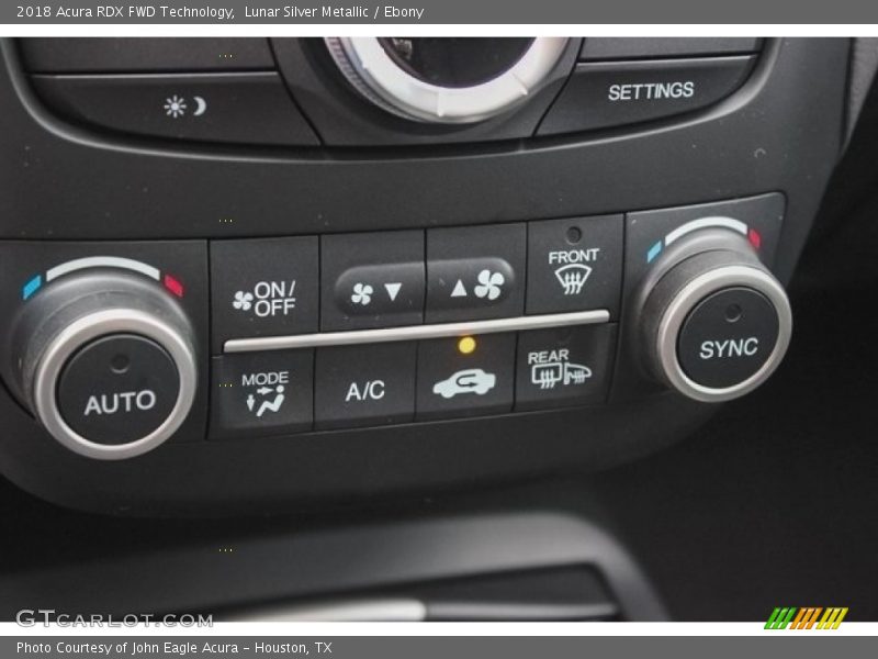 Lunar Silver Metallic / Ebony 2018 Acura RDX FWD Technology