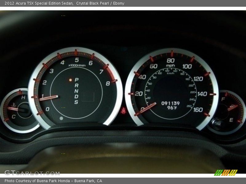 Crystal Black Pearl / Ebony 2012 Acura TSX Special Edition Sedan