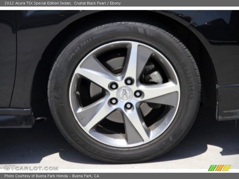 Crystal Black Pearl / Ebony 2012 Acura TSX Special Edition Sedan