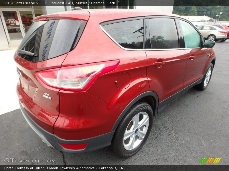 Sunset / Charcoal Black 2014 Ford Escape SE 1.6L EcoBoost 4WD