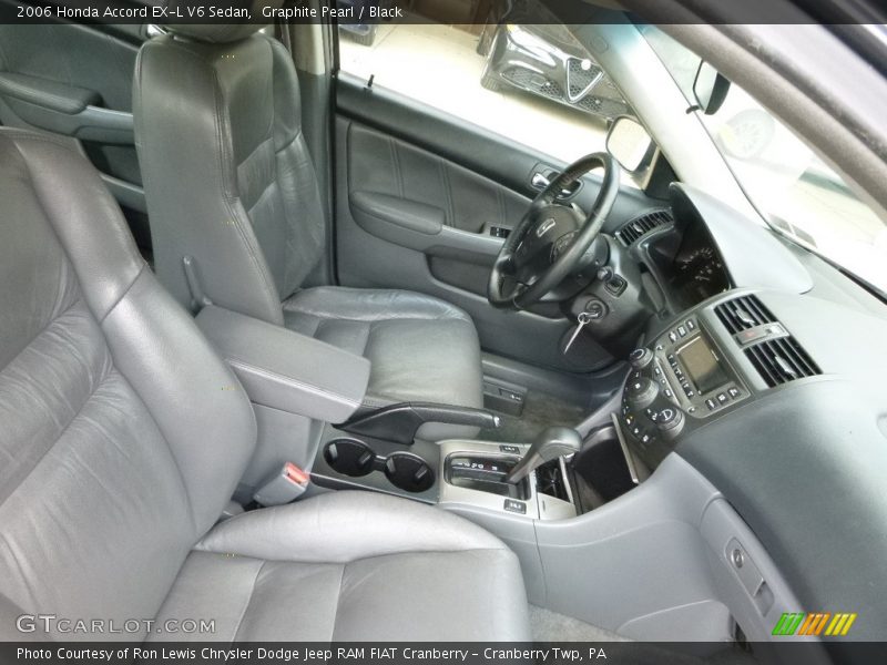 Graphite Pearl / Black 2006 Honda Accord EX-L V6 Sedan