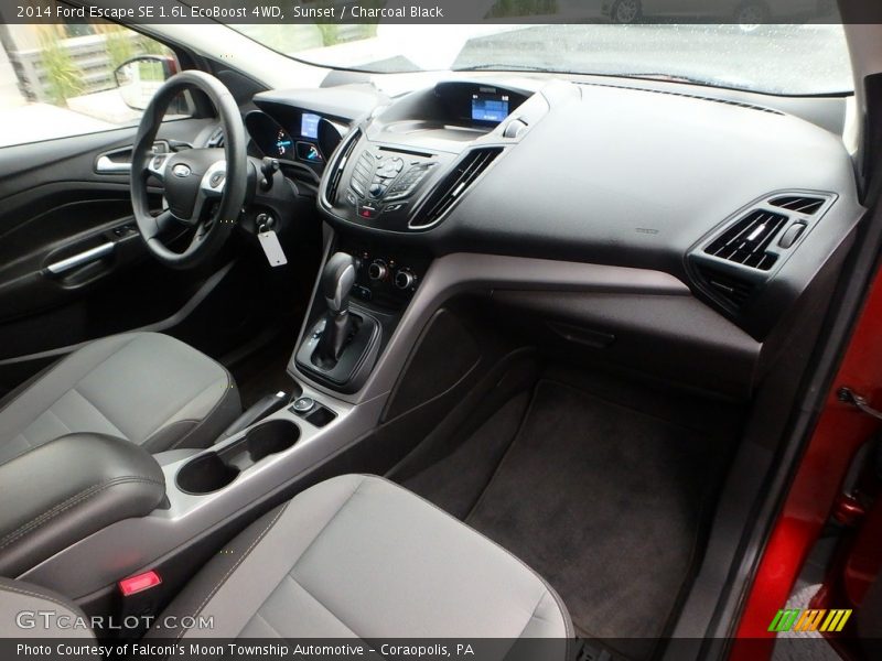 Sunset / Charcoal Black 2014 Ford Escape SE 1.6L EcoBoost 4WD
